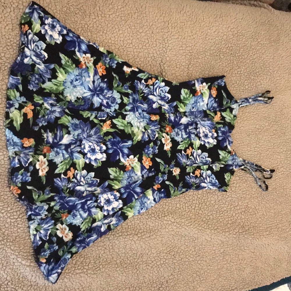 Black floral dress from Forever 21